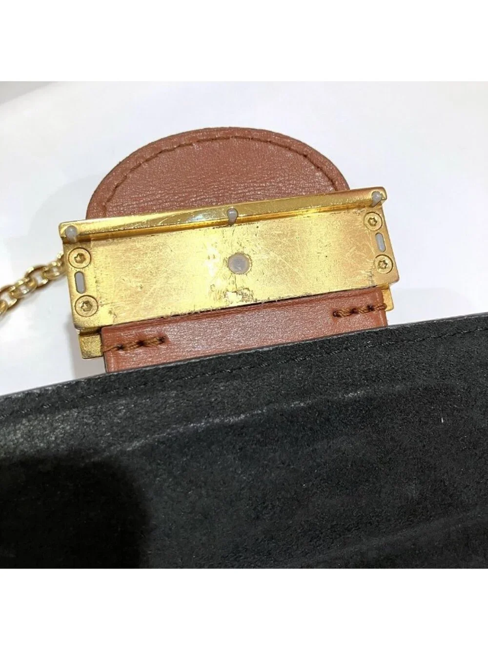 Louis Vuitton Portefeuille Dauphine Monogram Reverse Shoulder Bag Canvas Leather